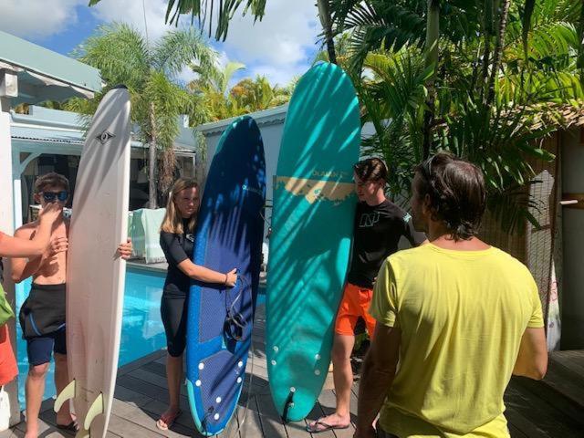 Surf Camp Kokoplaj, A 150M De La Plage Et Du Spot De Surf Sainte-Anne  Buitenkant foto